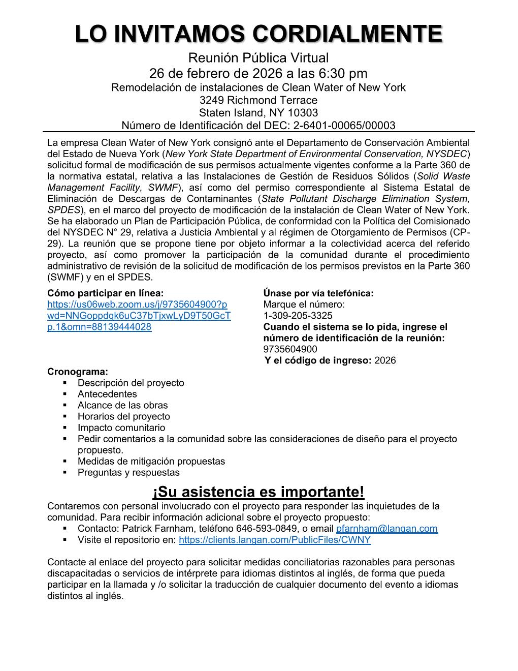 CWNY Virtual Public Meeting Notice (Spanish)_2.10.2026