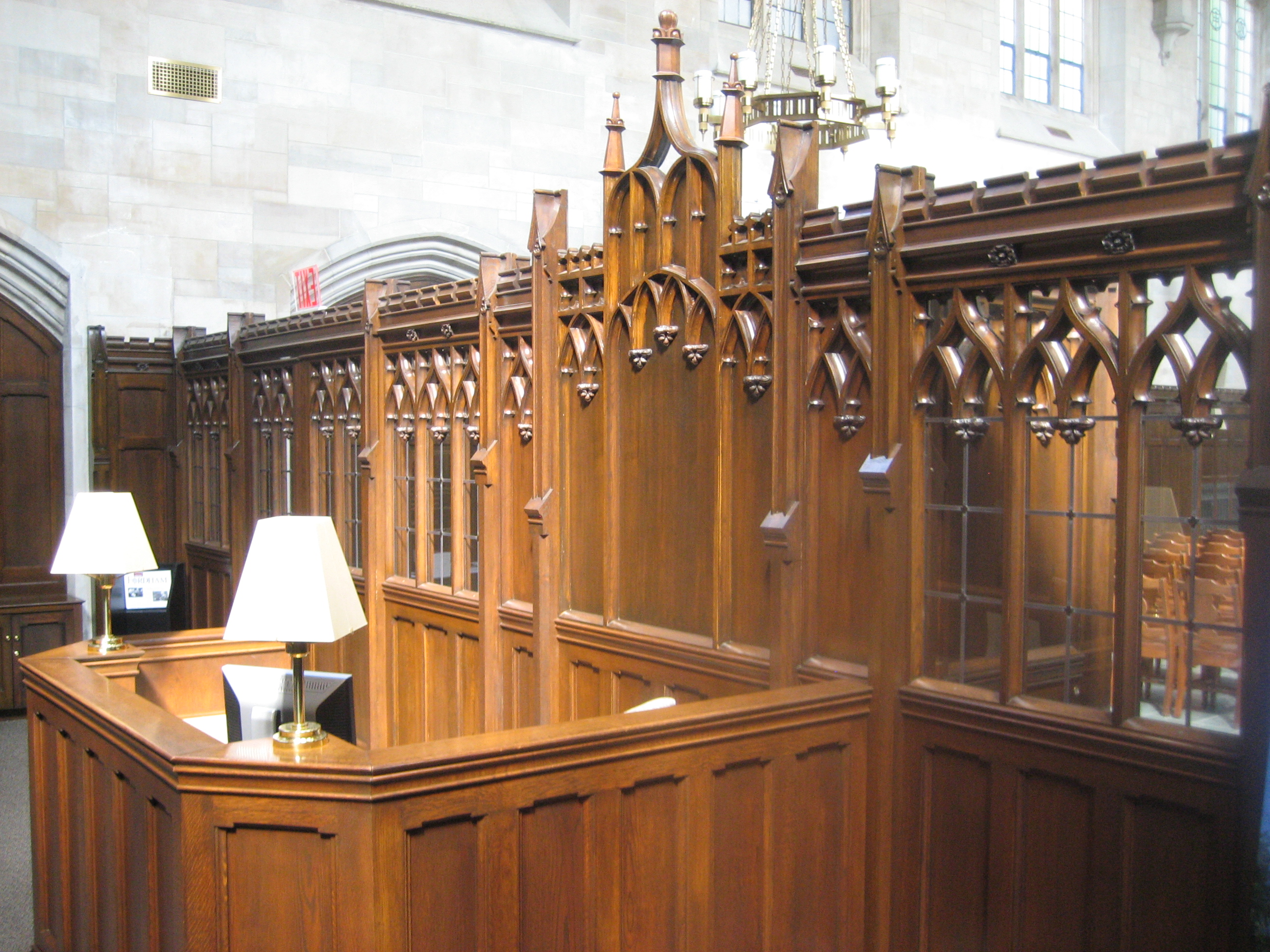 Fordham_College__replica_of_original_screen__solid_oak__1_